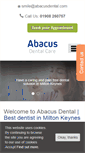 Mobile Screenshot of abacusdental.com